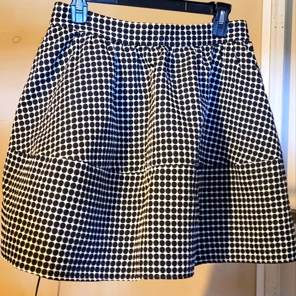 Express Dresses & Skirts - Express Black and White Polka Dot Mini Skirt With POCKETS! ❤️